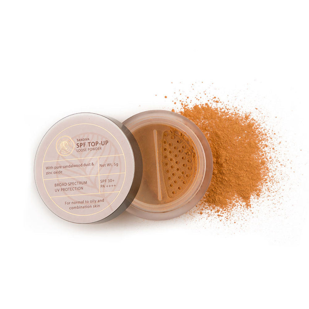 SPF Top-Up Loose Powder with Zinc Oxide, SPF 30+ PA++++, UV Protection, No White Cast - Tint 33