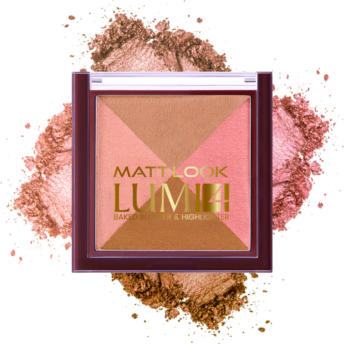 Lumi 4 Baked Blusher & Highlighter - Fresh Glow