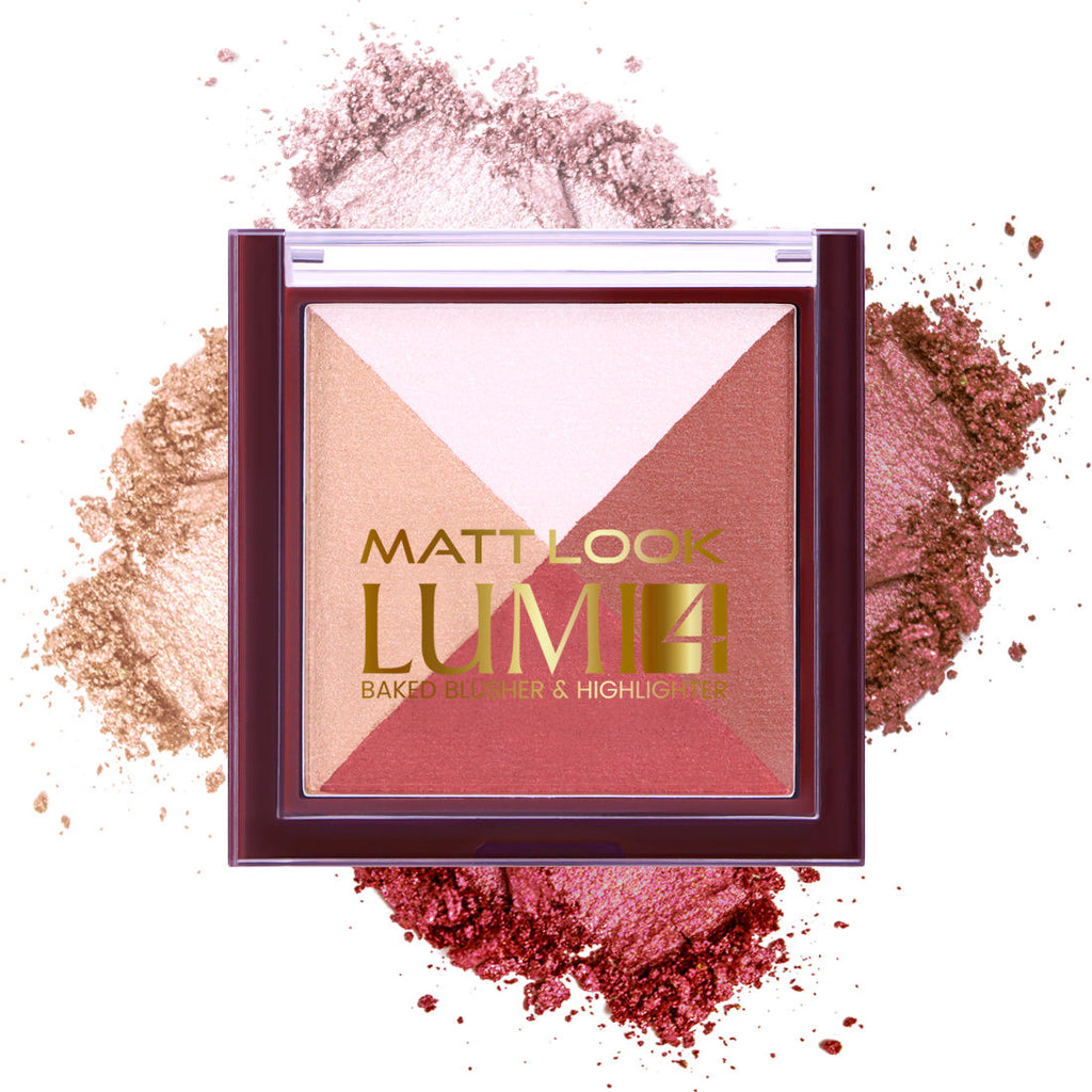 Lumi 4 Baked Blusher & Highlighter - Cherry Pop