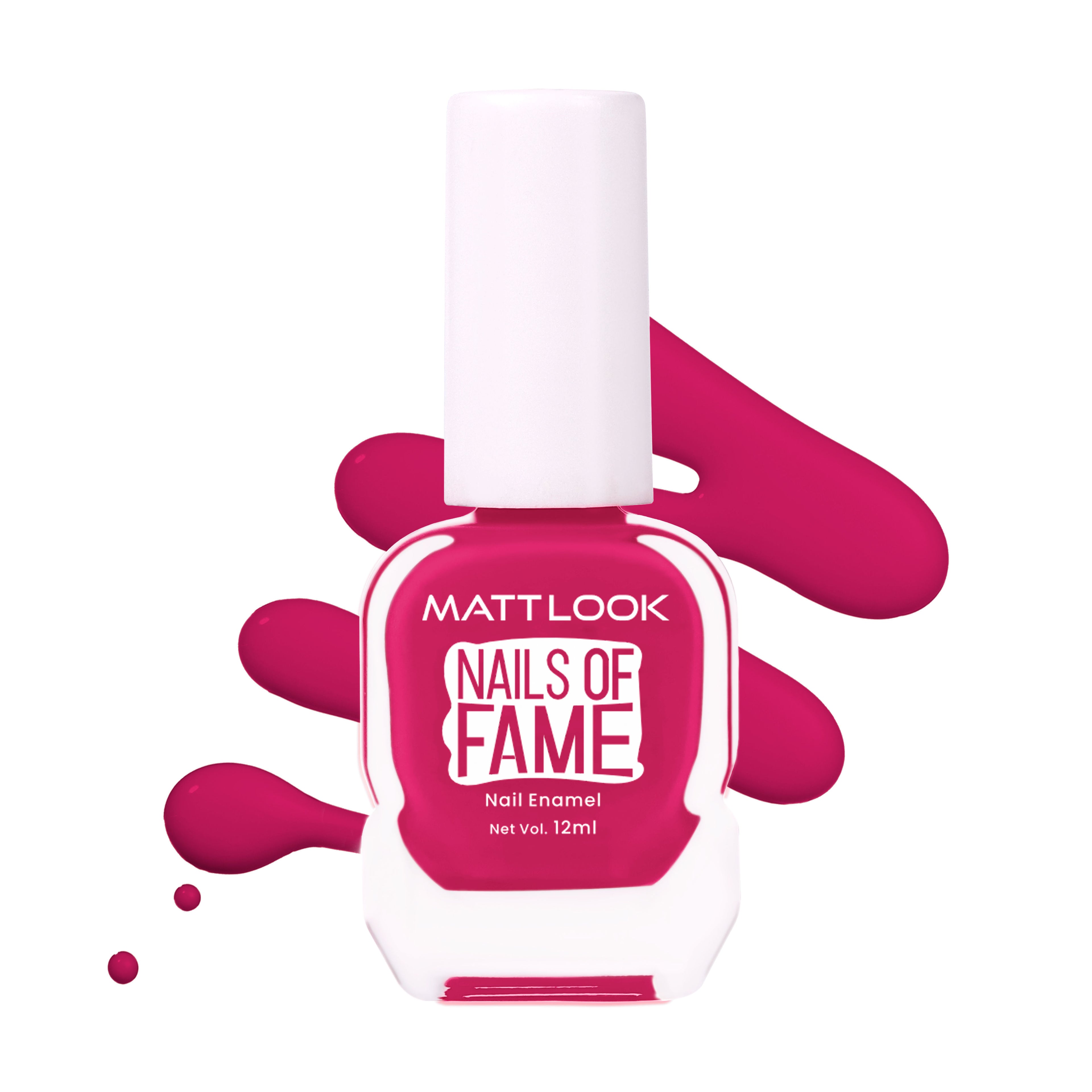 Nails Of Fame Nail Enamel - Magenta Punch