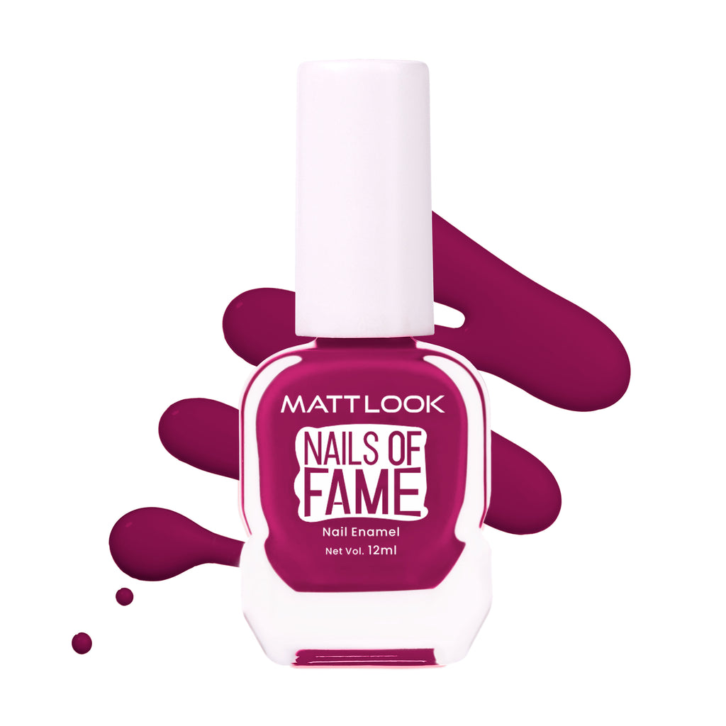 Nails Of Fame Nail Enamel - Velvet Wine
