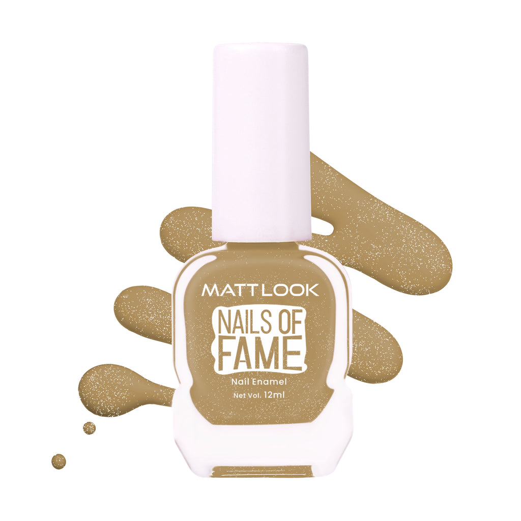 Nails Of Fame Nail Enamel - Gold Flame