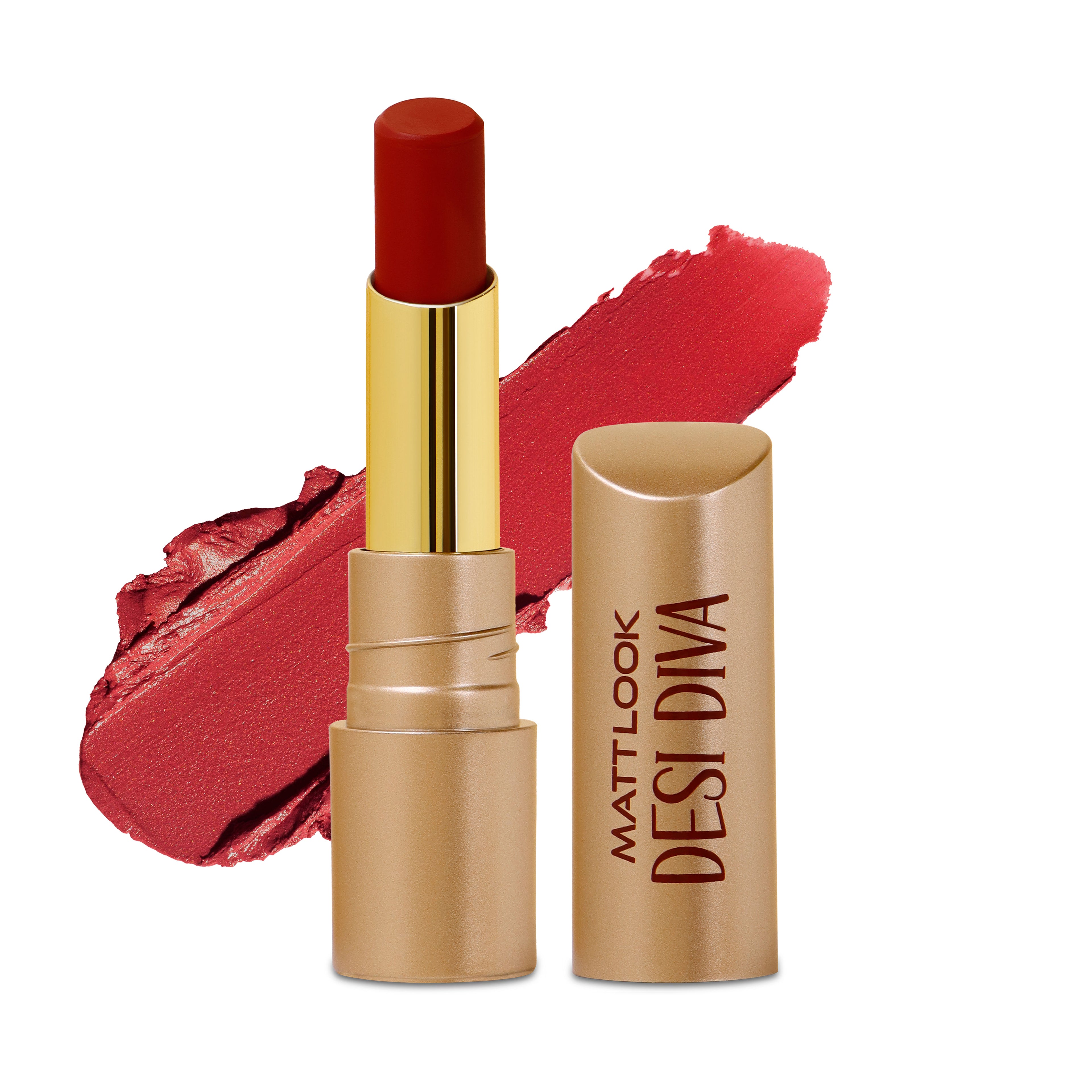 Desi Diva HD Matte Lipstick - Maroon Fever-09