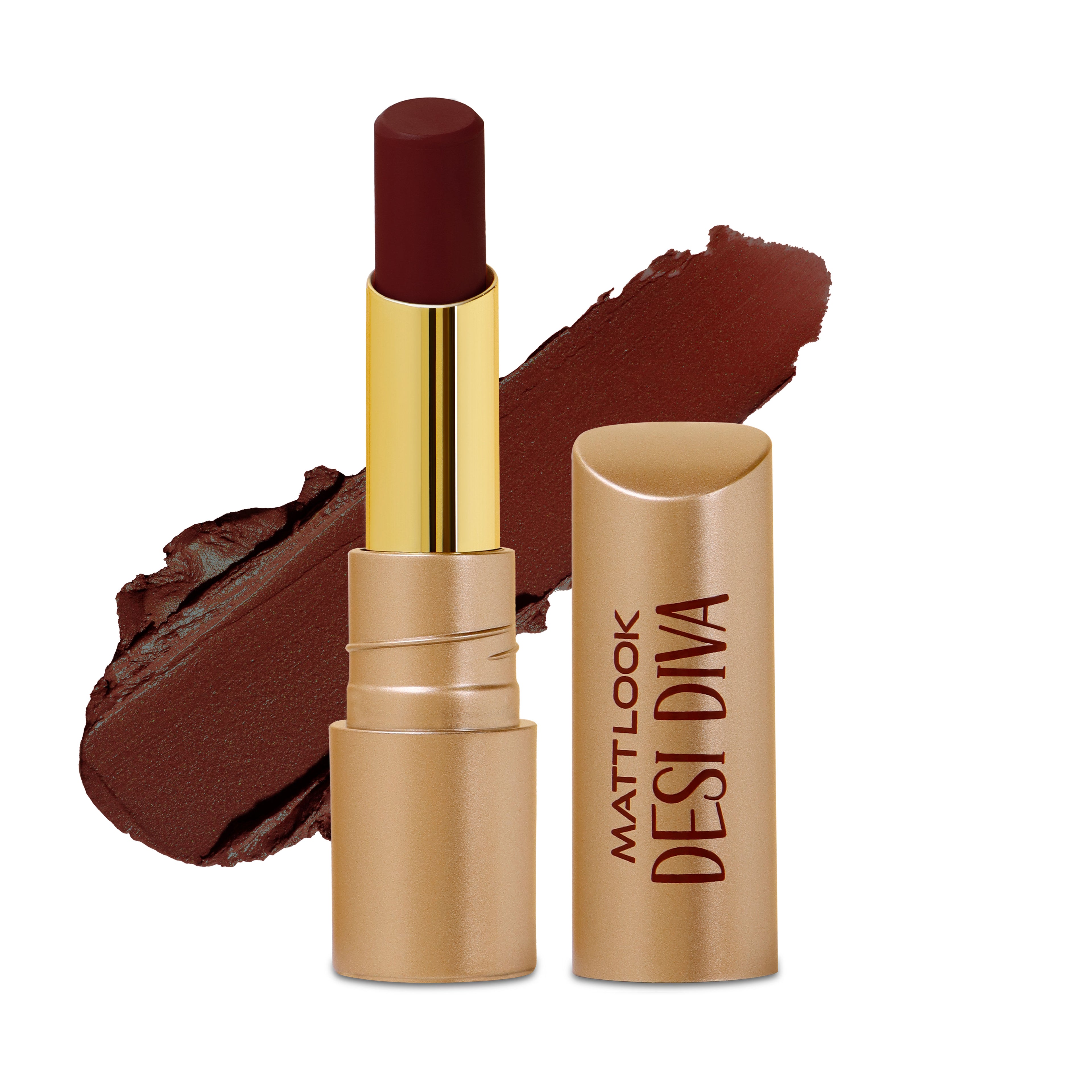 Desi Diva HD Matte Lipstick - Daring Maroon-13