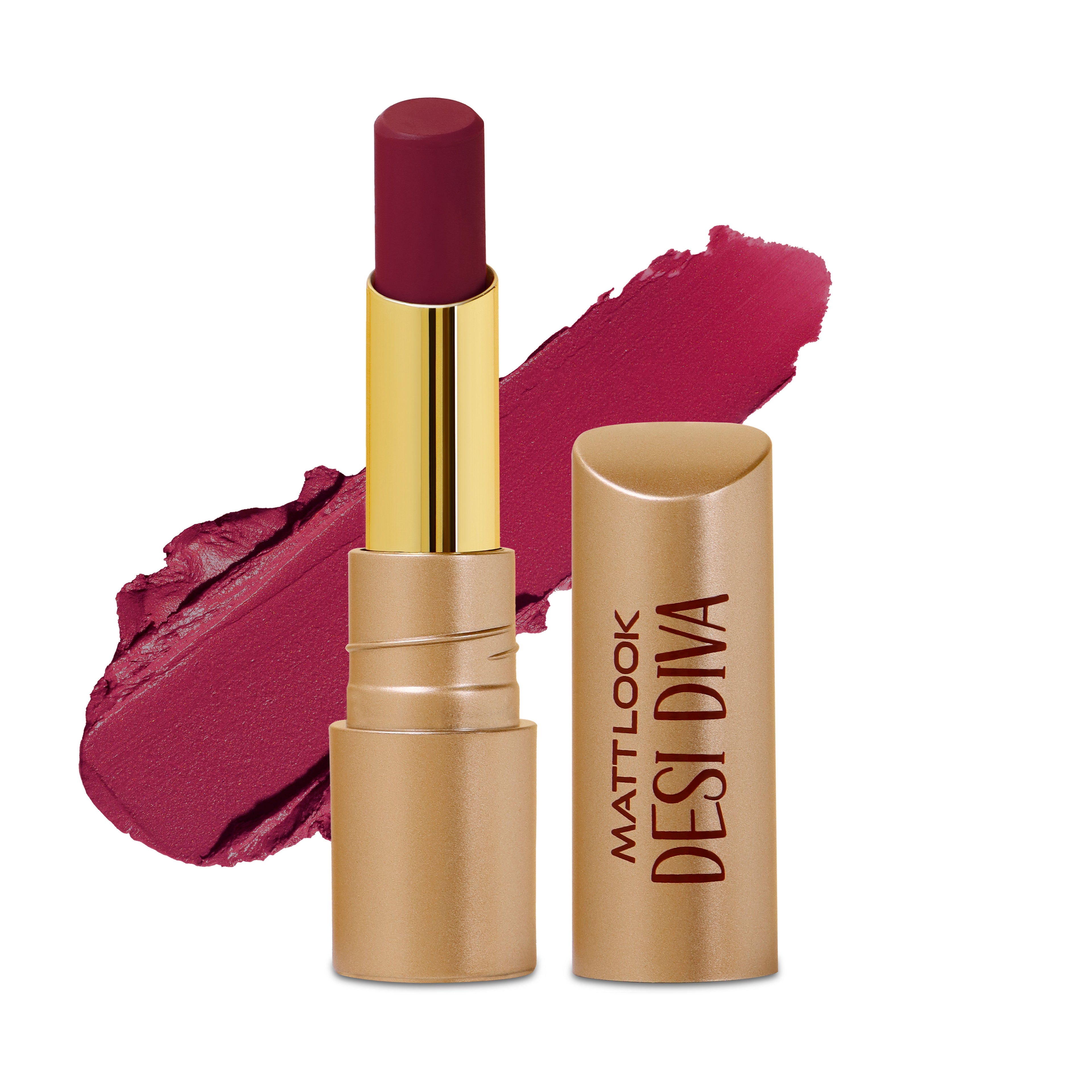 Desi Diva HD Matte Lipstick - Berry Plum-14