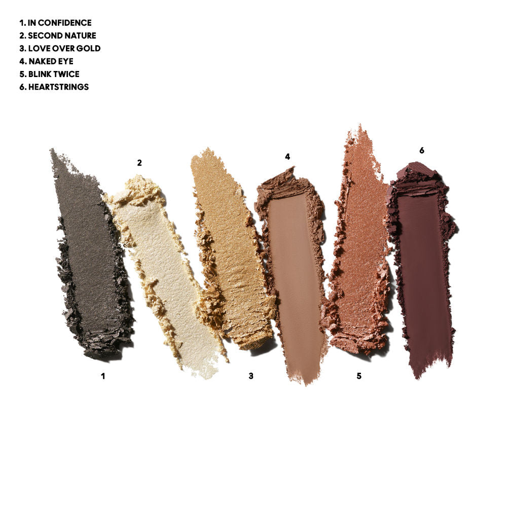 Connect In Colour X6 Eye Shadow Palette - Nuanced Neutrals