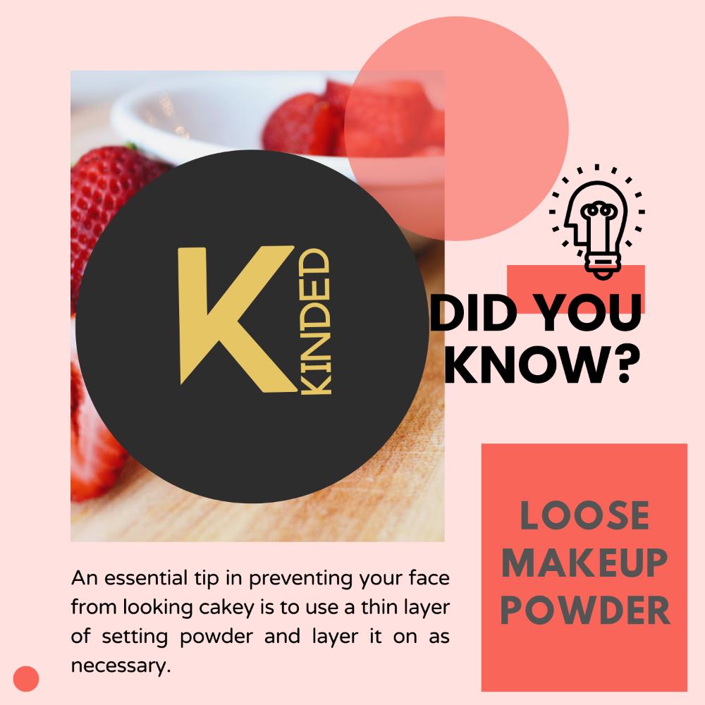 Setting Loose Powder with Puff - Violet Purple