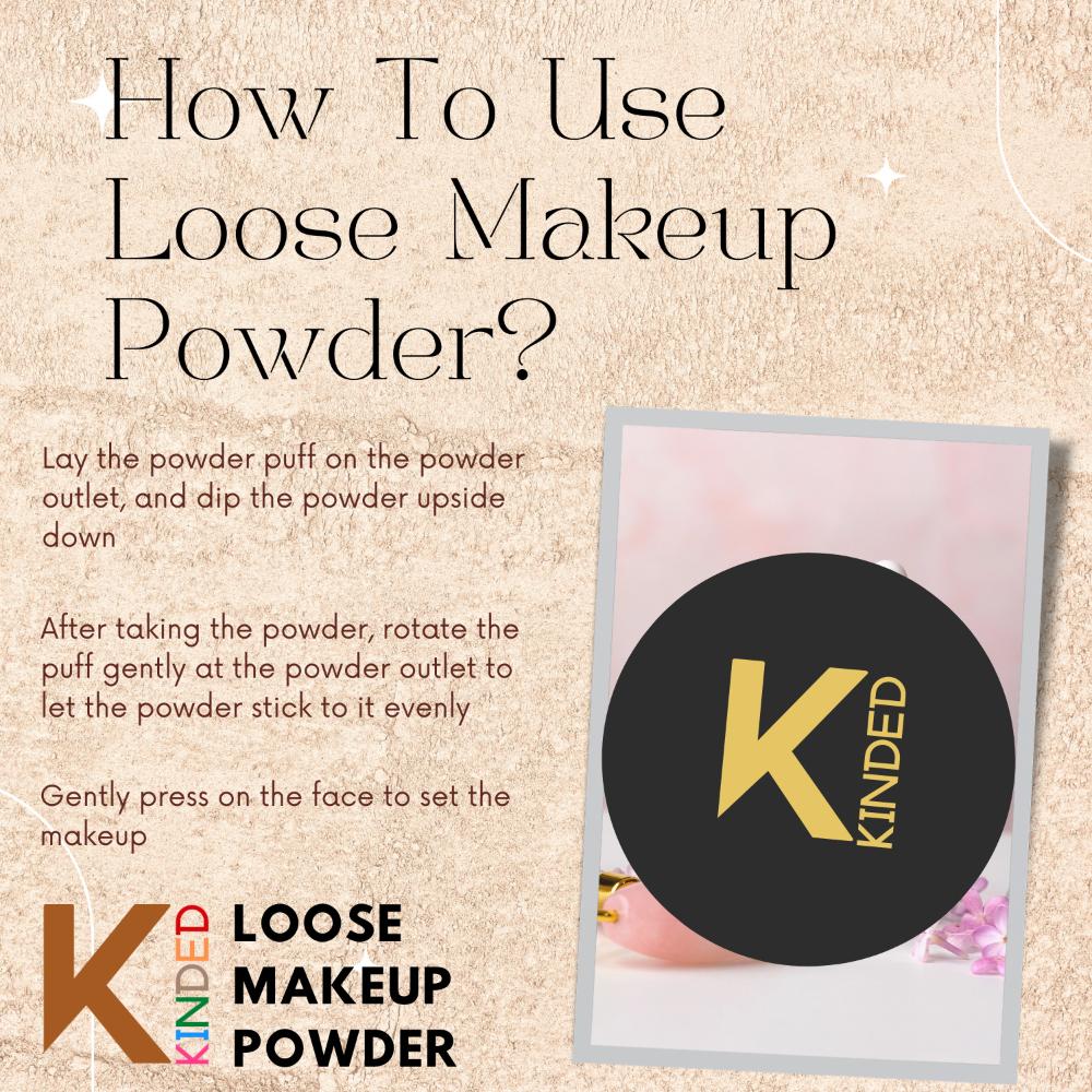 Setting Loose Powder with Puff - Violet Purple