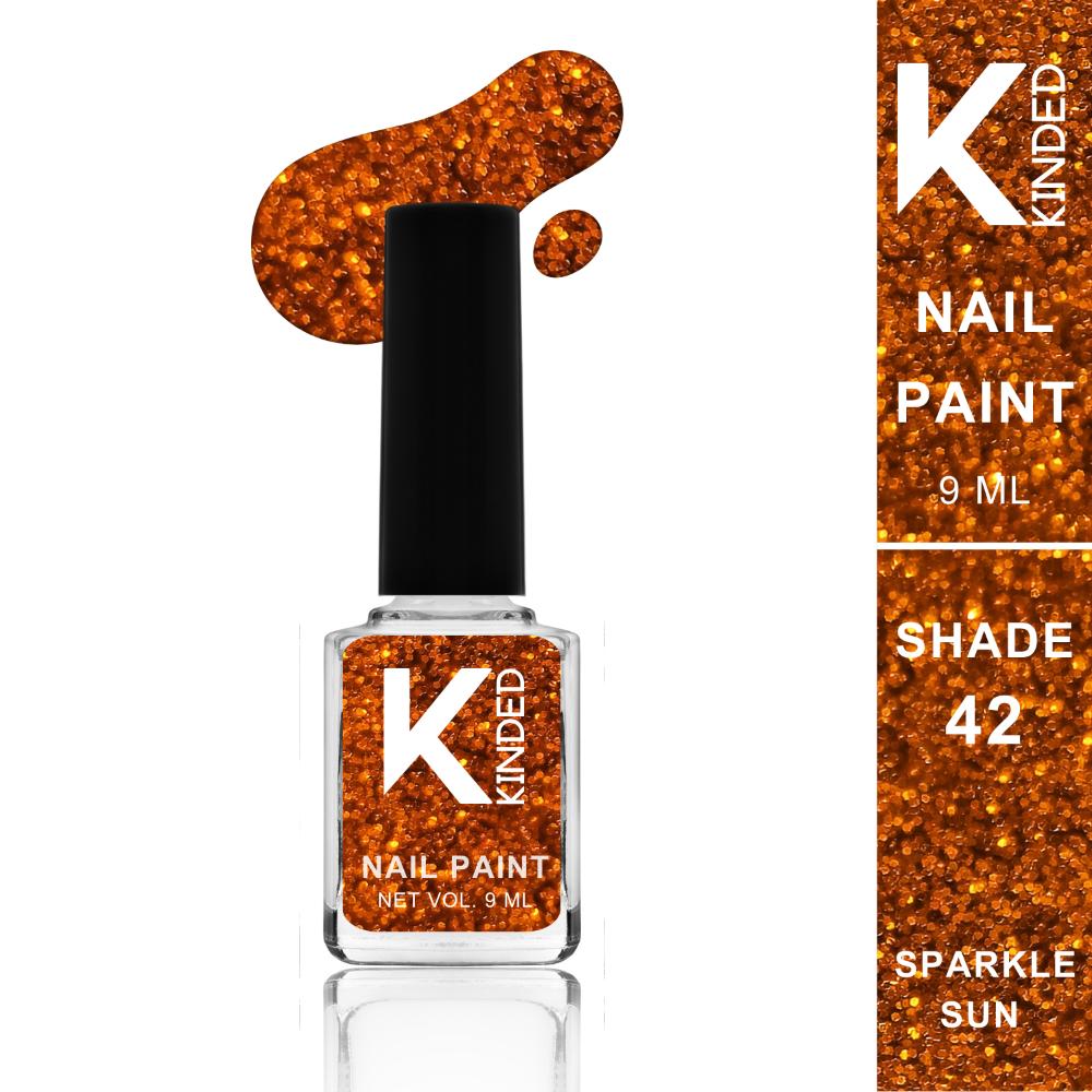 Topper Coat Textured Glitter Nail Paint - 42 Sparkle Sun
