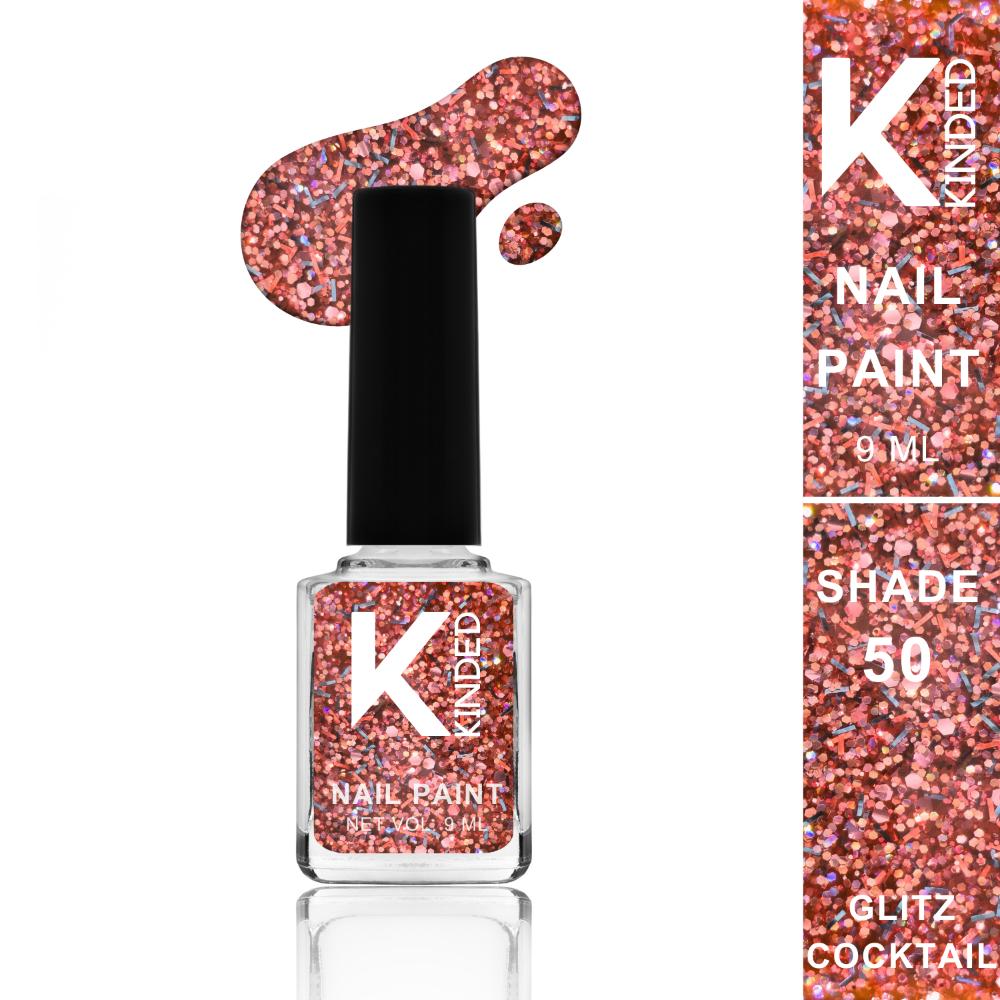 Topper Coat Textured Glitter Nail Paint - 50 Glitz Cocktail