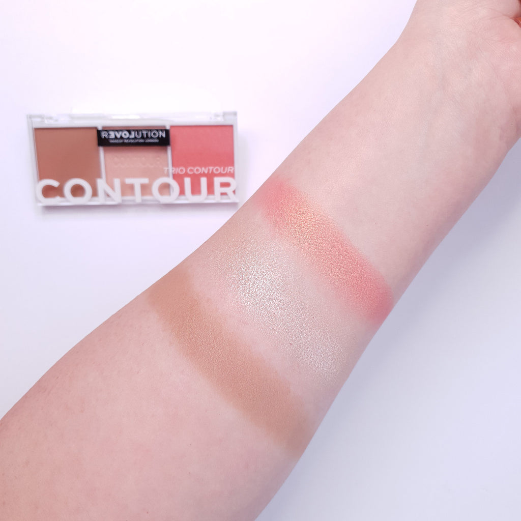 Relove Colour Play Contour Trio Palette Baked Sugar
