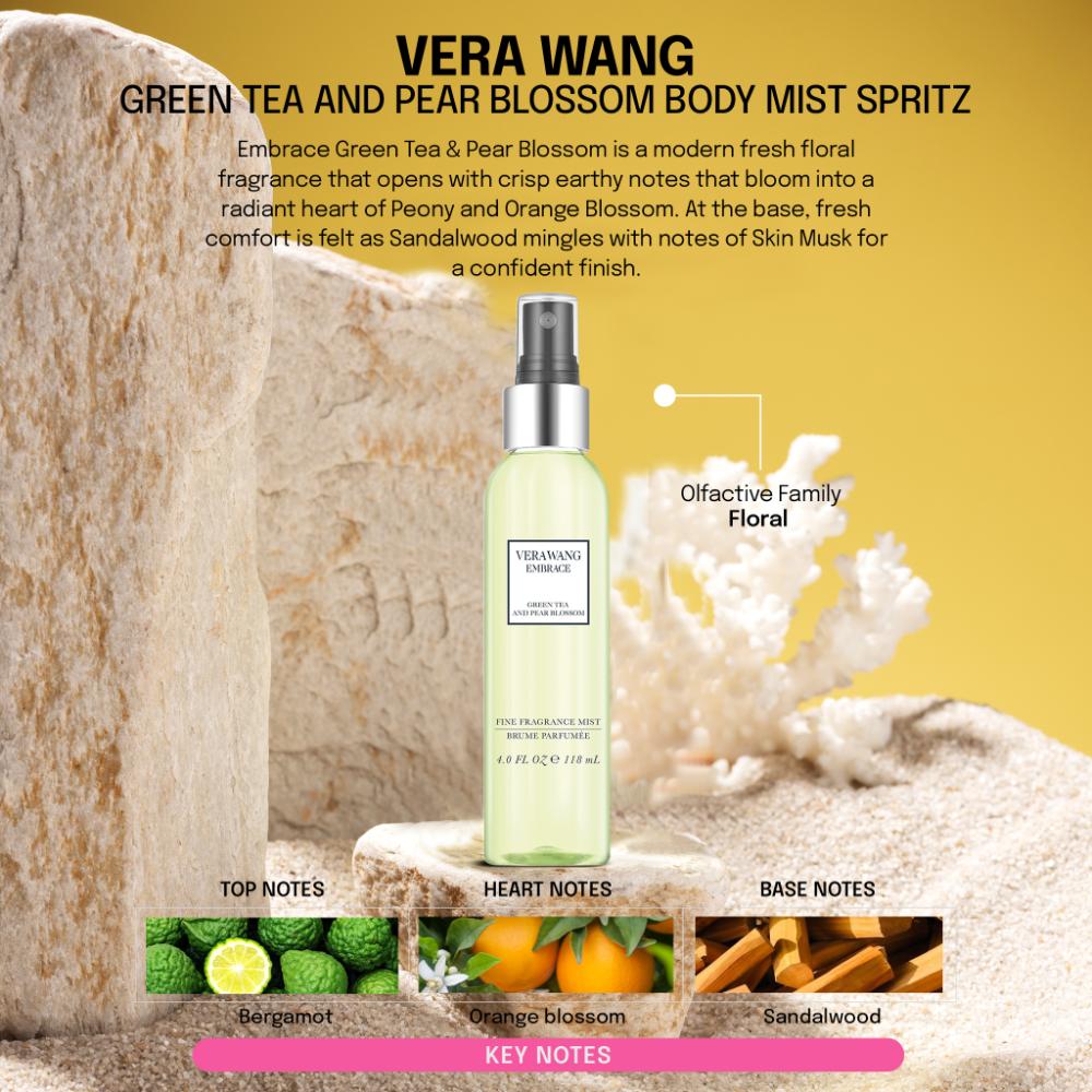 Embrace Green Tea & Pear Blossom Fine Fragrance Mist For Her