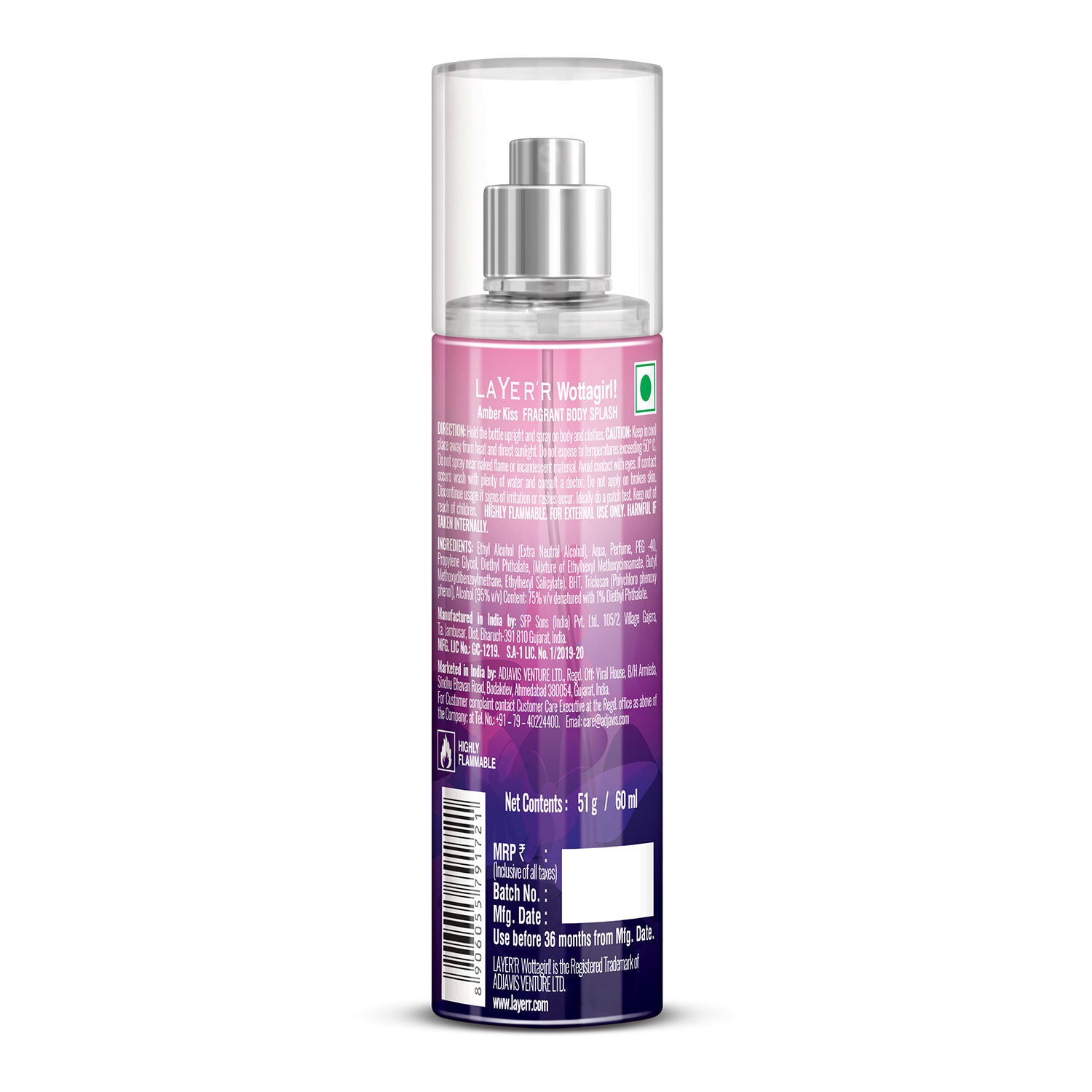 Wottagirl! Amber Kiss Fragrance Mist