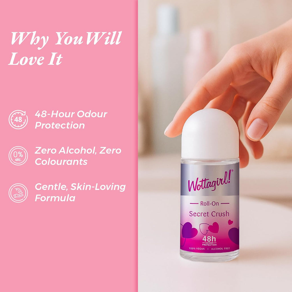 Wottagirl! Roll-On Secret Crush Fragrance Mist