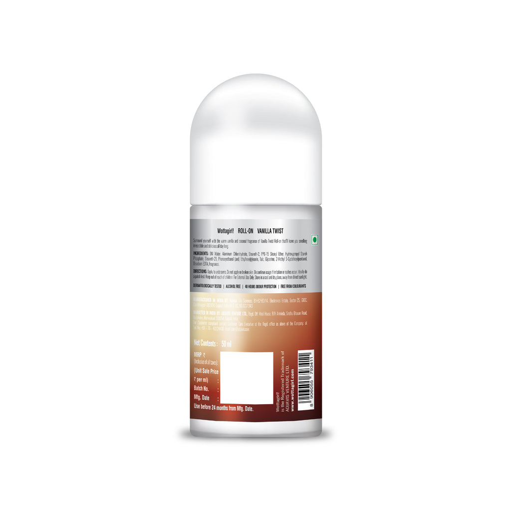 Wottagirl! Roll-On Vanilla Twist Fragrance Mist