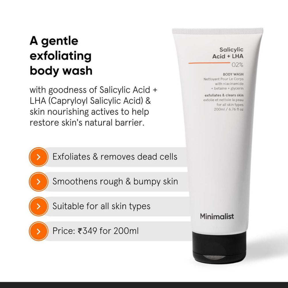 Salicylic Acid & LHA 2% Body Wash With Niacinamide