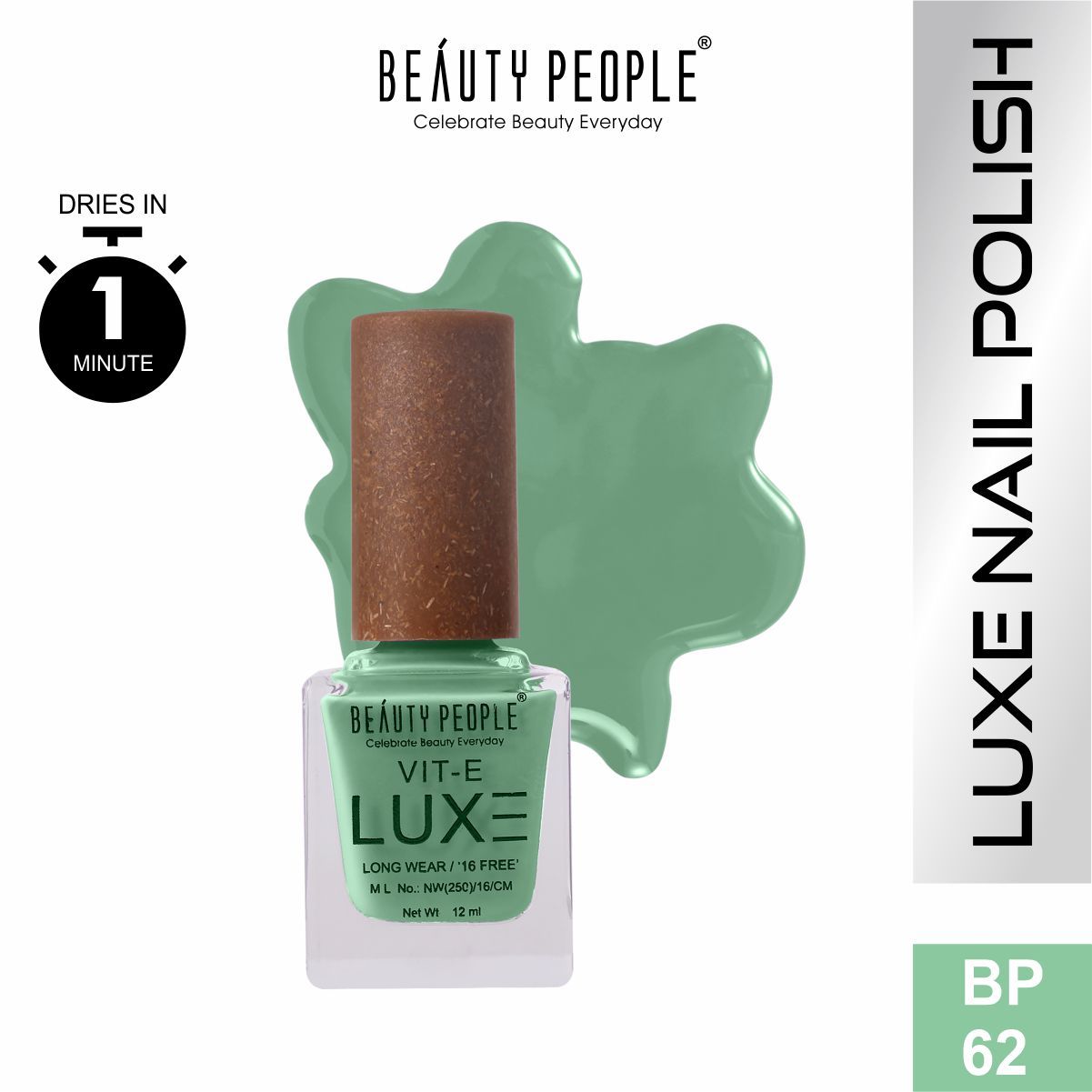 Luxe Premium With Vit E Nail Polish - 1068 Marvelous Mint