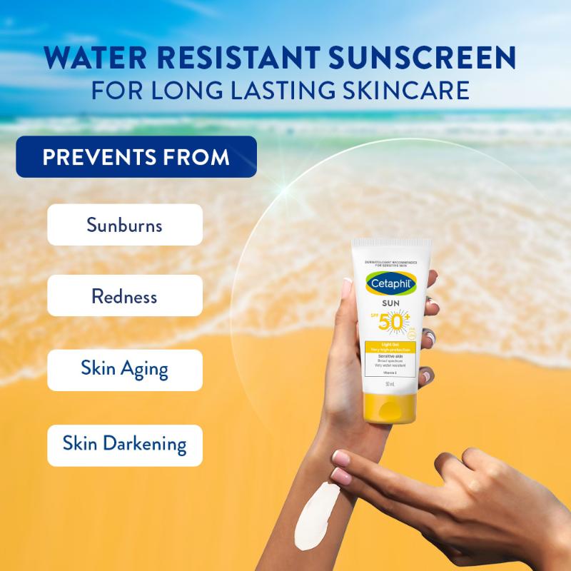 Sun SPF 50+ Light Gel Very High Protection Mineral Base for All Skin Types, Sensitive Skin