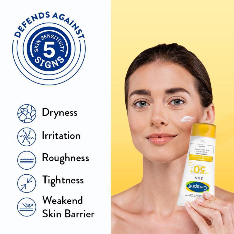 Sun SPF 50+ Light Gel Very High Protection Mineral Base for All Skin Types, Sensitive Skin