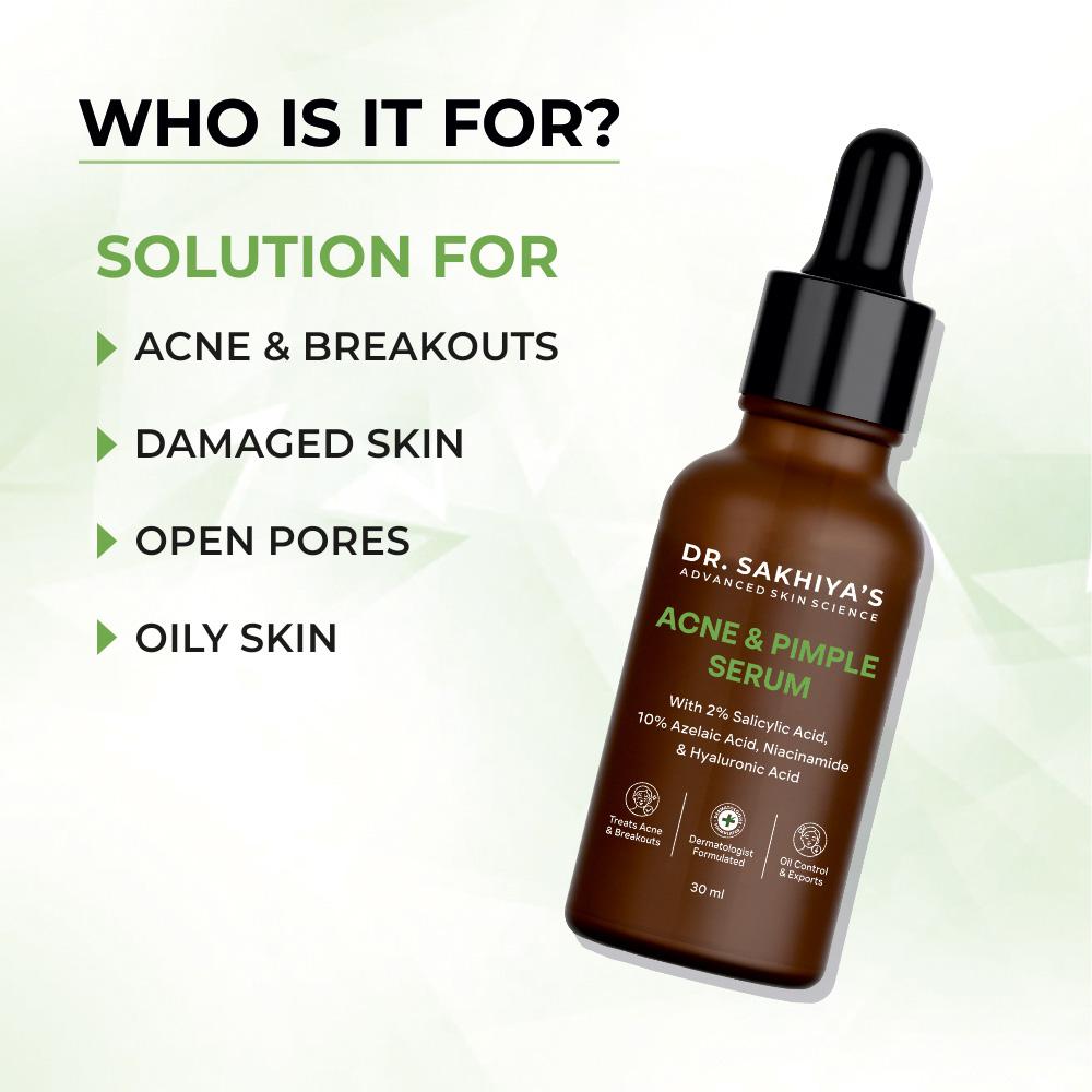 2% Salicylic Acid Serum Anti-Acne Treatment for Pimples & Clogged Pores