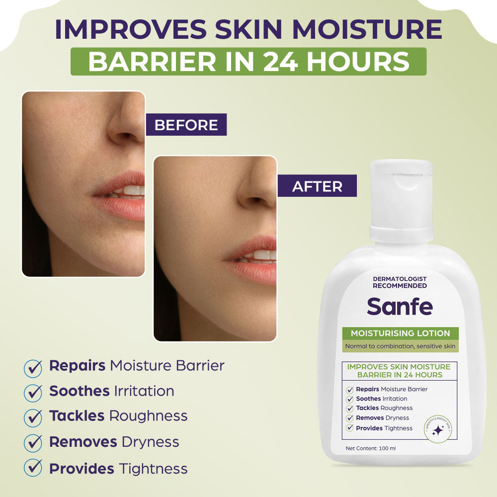 Moisturising Lotion | Improves skin moisture barrier in 24 hours | For all skin types | 100ml