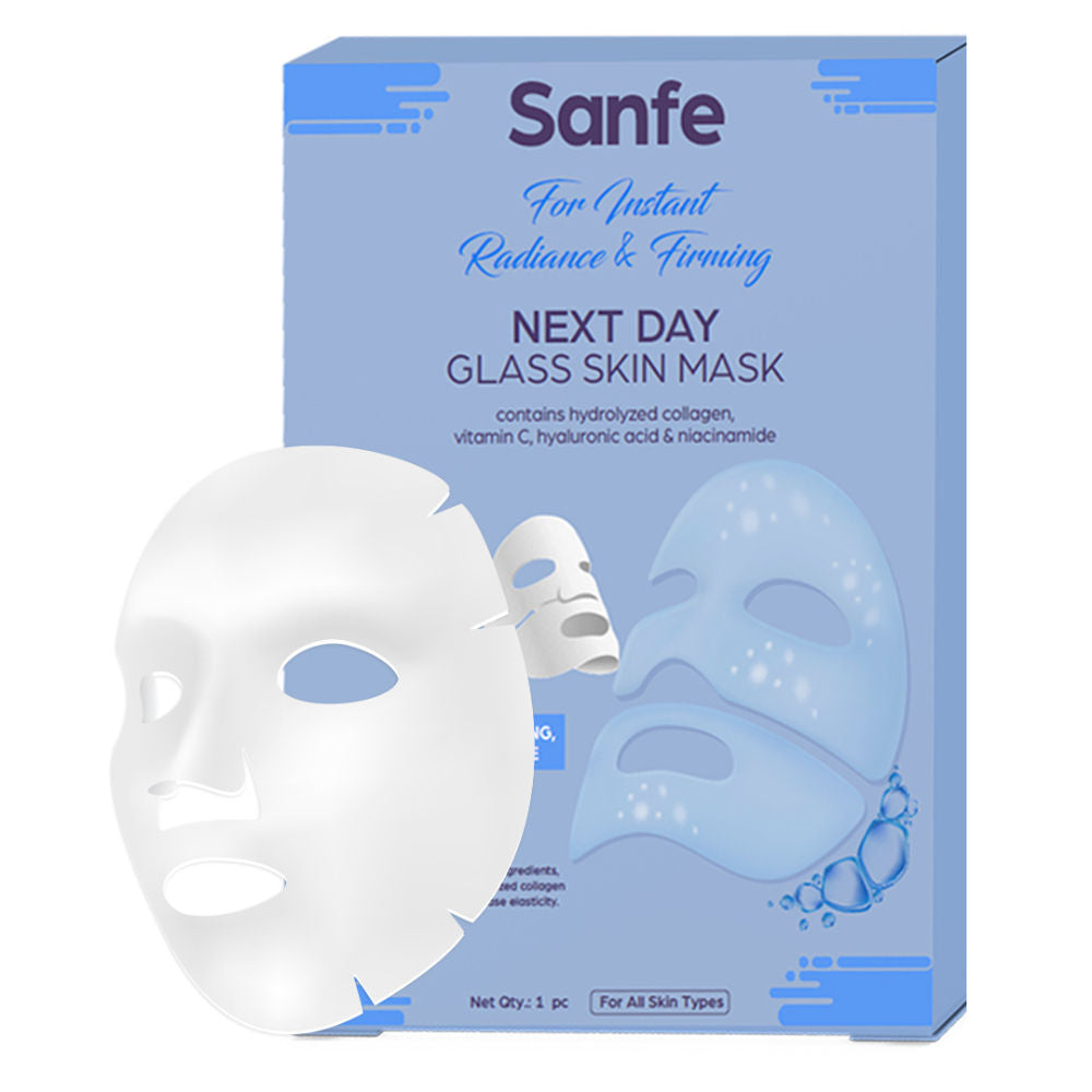 Next Day Korean Glass Skin Overnight Mask For Instant Radiance, Firming & Deep Hydration