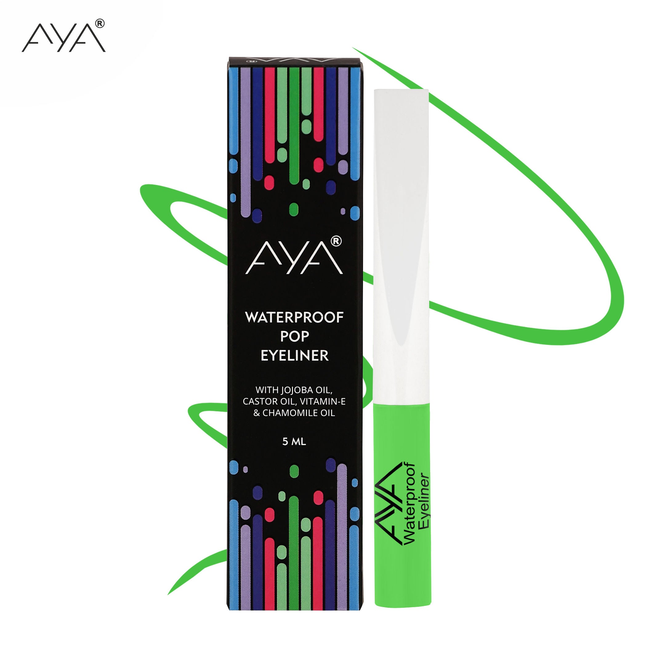 Waterproof Pop Eyeliner - Neon Green