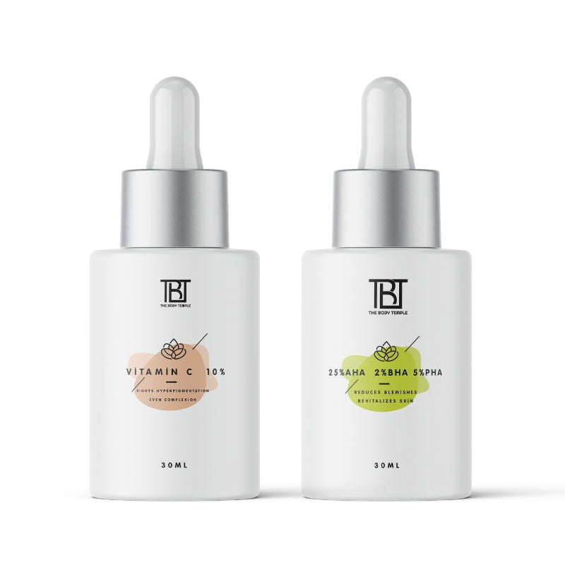 Vitamin C 10% & AHA 25% + BHA 2% + PHA 5% (30Ml Each - Pack Of 1)