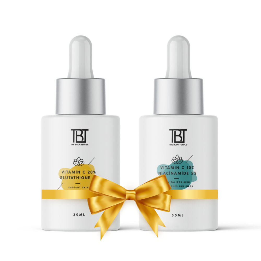 Vitamin C 20% +L-Glutathione 5% & Vitamin C 10%+Niacinamide 5%(30Ml Each Pack Of 1) - 60ml