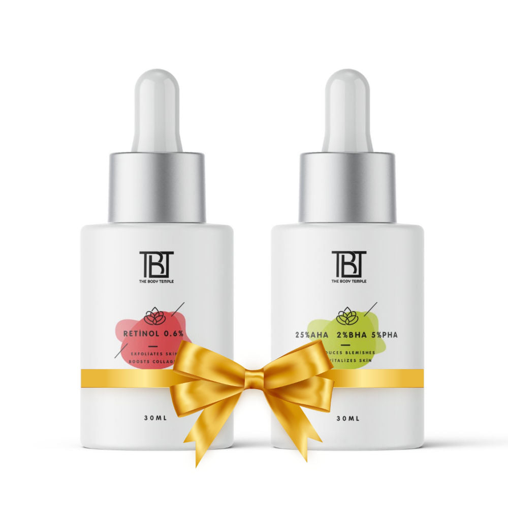 Retinol 0.6% & AHA 25% + BHA 2% + PHA 5% (30Ml Each - Pack Of 1)