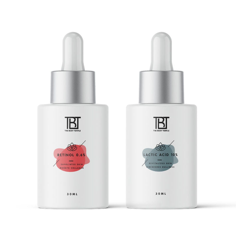 Retinol 0.6% & Lactic Acid 10% (30Ml Each - Pack Of 1)