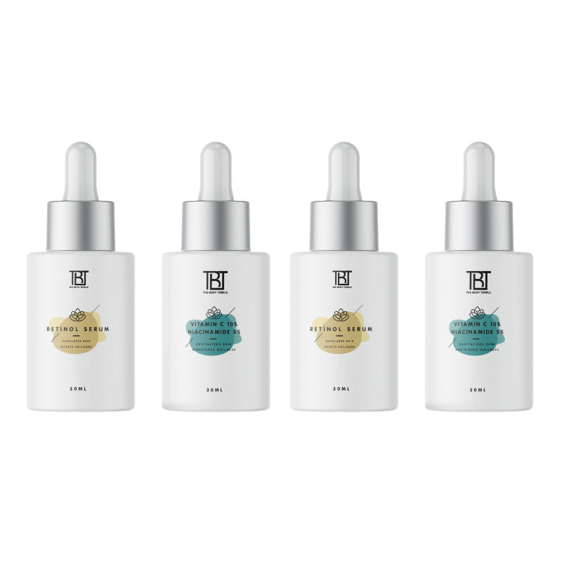 Retinol 0.3% & Vitamin C 10% + Niacinamide 5% (30ML Each - Pack of 1)