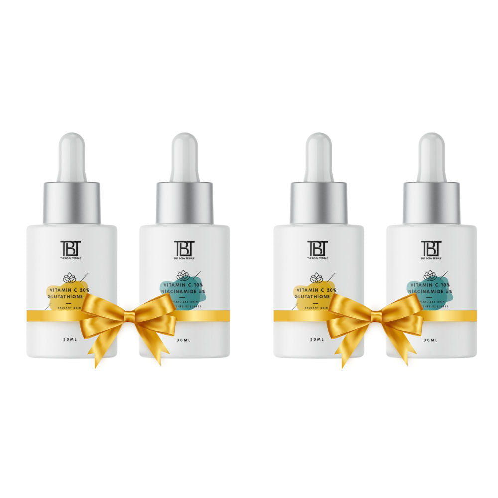 Vitamin C 20% +L-Glutathione 5% & Vitamin C 10%+Niacinamide 5%(30Ml Each Pack Of 1)