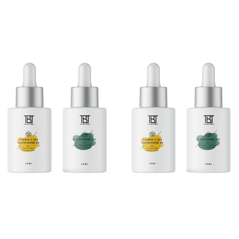 Vitamin C 20% + L-Glutathione 5% & Glutathione 10% (30Ml Each - Pack Of 1)