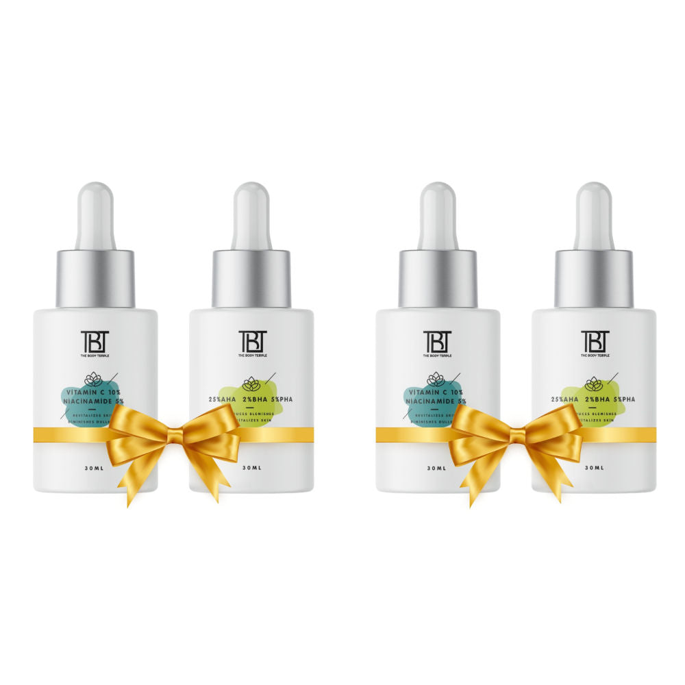 Vitamin C 10% & Niacinamide 5% + AHA 25% + BHA 2% + PHA 5% (30Ml Each - Pack Of 1) - 120ml