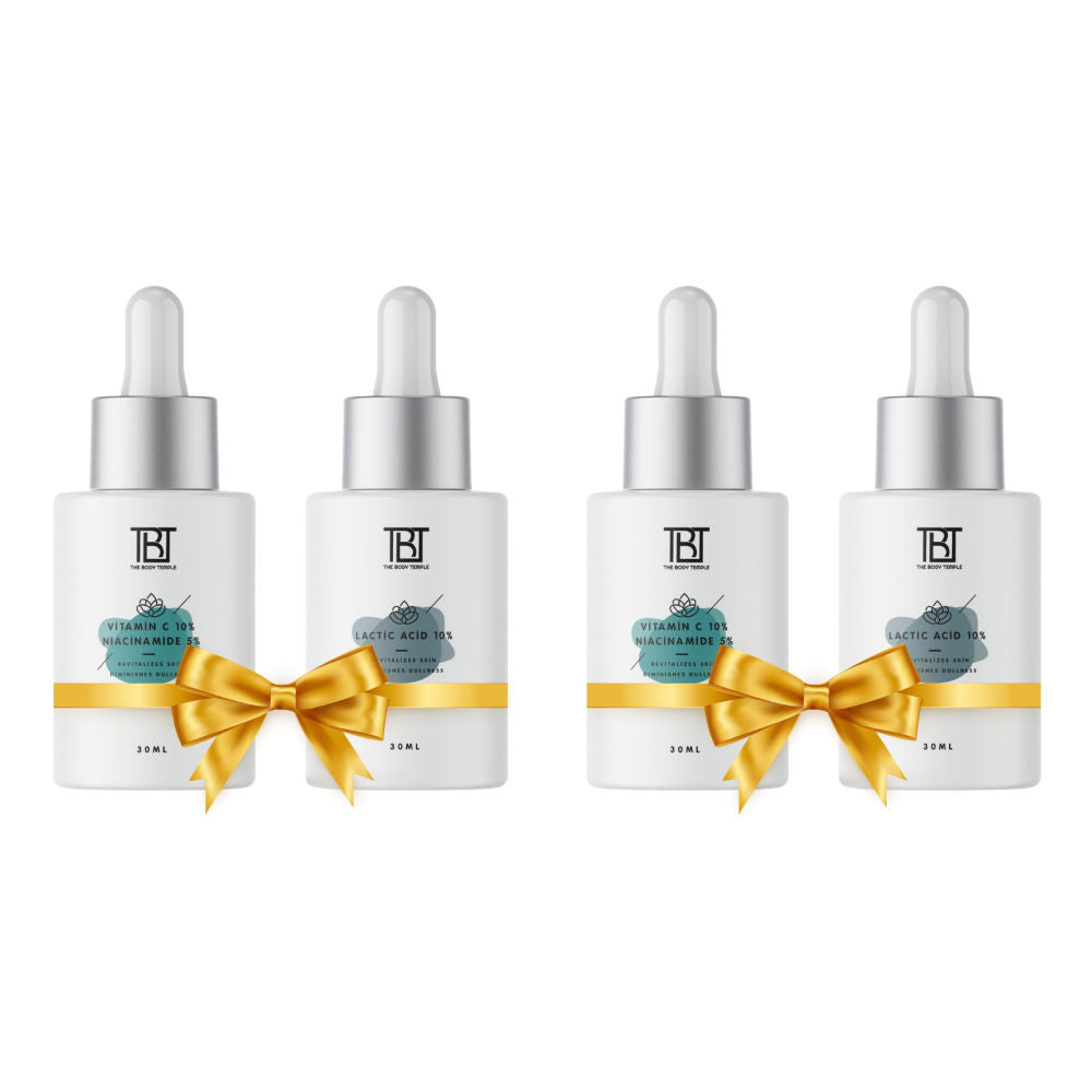 Vitamin C 10% & Niacinamide 5% + Lactic Acid 10% (30Ml Each - Pack Of 1) - 120ml