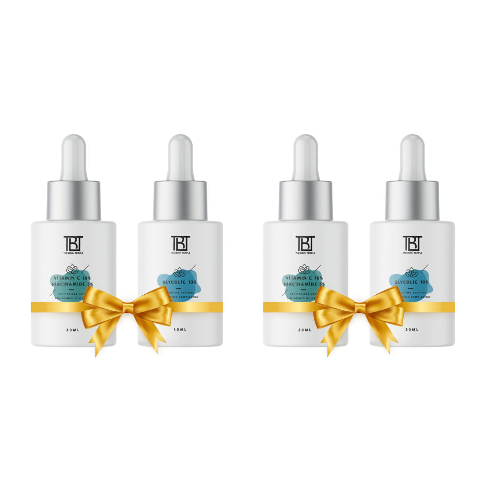 Vitamin C 10% & Niacinamide 5% + Glycolic Acid 10% (30Ml Each - Pack Of 1)
