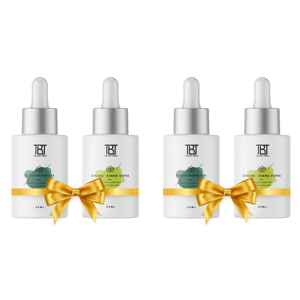 Glutathione 10% & AHA 25% + BHA 2% + PHA 5% (30Ml Each - Pack Of 1)