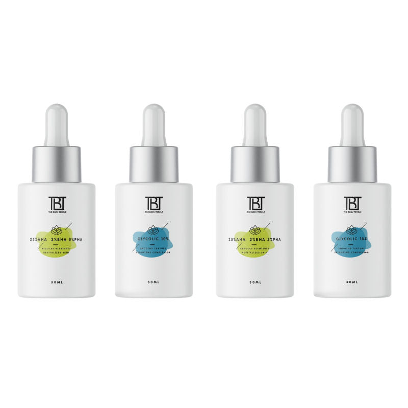 AHA 25% + BHA 2% + PHA 5% & Glycolic Acid 10% (30Ml Each - Pack Of 1)