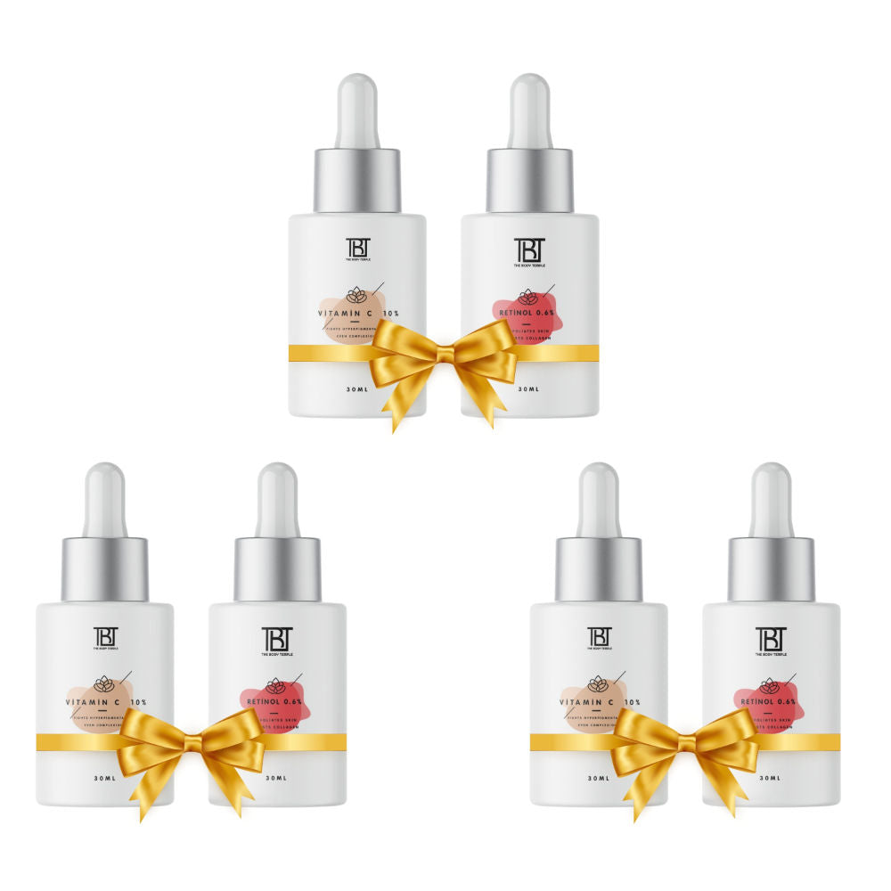 Vitamin C 10% & Retinol 0.6% (30Ml Each - Pack Of 1) - 180ml