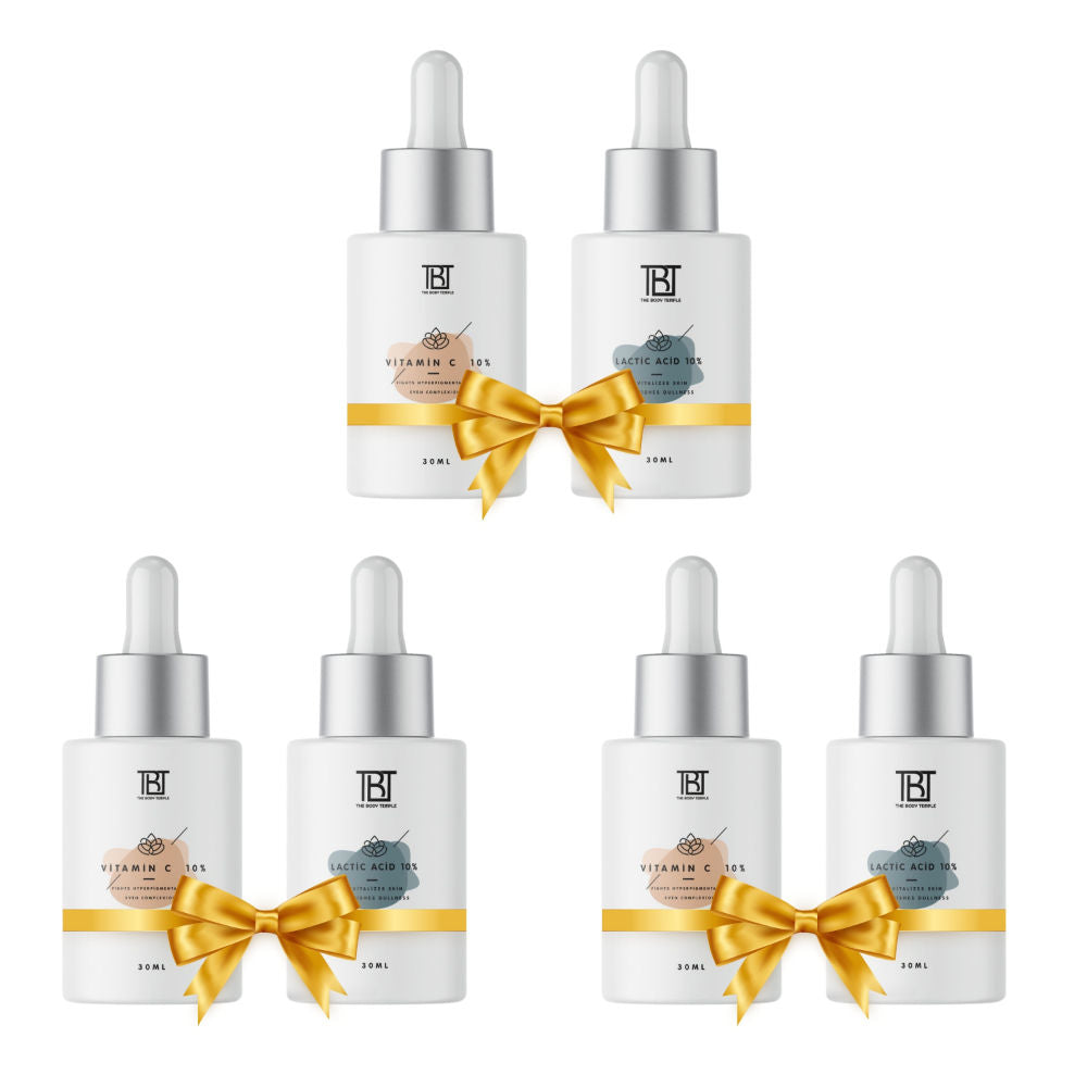 Vitamin C 10% & Lactic Acid 10% (30Ml Each - Pack Of 1) - 180ml