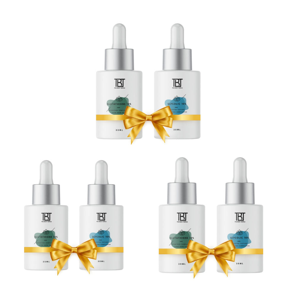 Glutathione 10% & Glycolic Acid 10% (30Ml Each - Pack Of 1) - 180ml