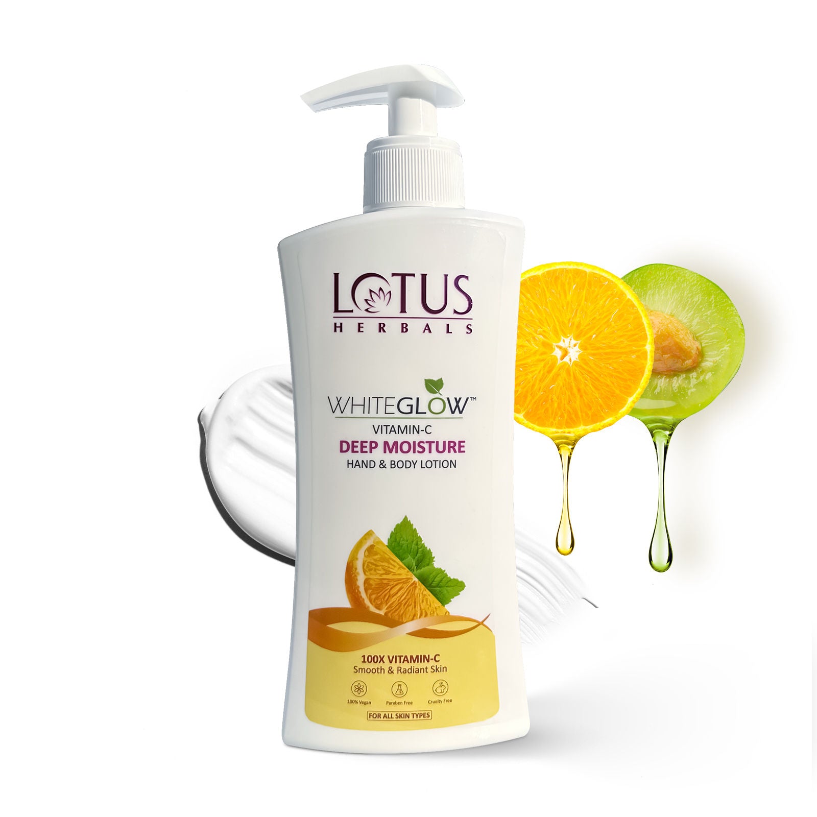 Whiteglow Vitamin C Deep Moisture Hand & Body Lotion Moisturises And Brightens