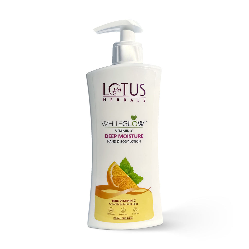 Whiteglow Vitamin C Deep Moisture Hand & Body Lotion Moisturises And Brightens