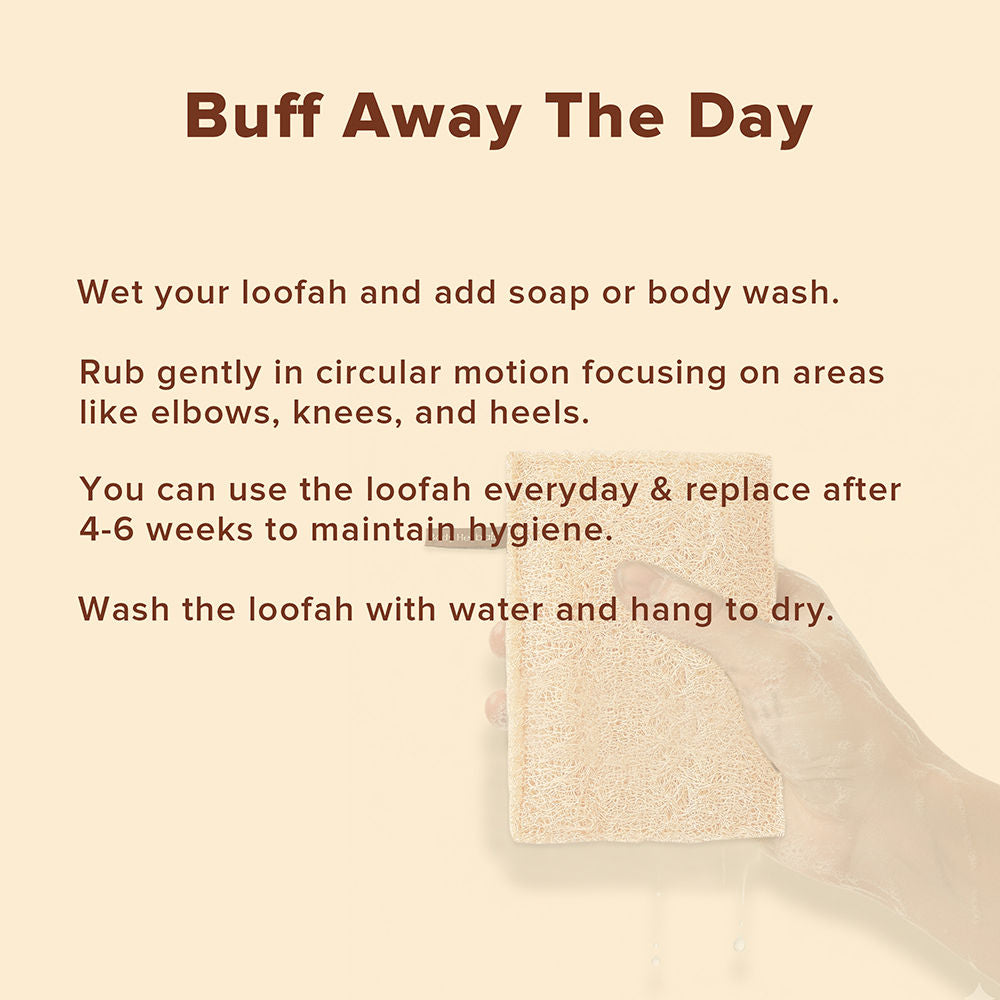 Natural Sun Dried Bath Loofah Rectangular, Oval, & Heart in a Gift Bag Women & Men