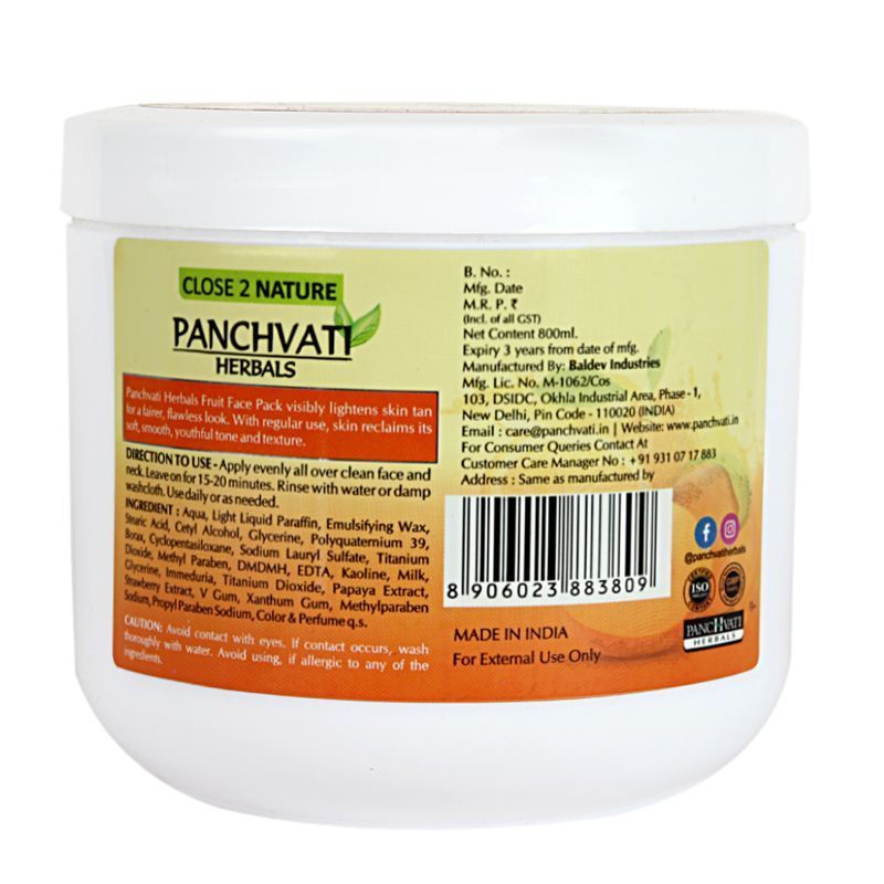 Fruit Face Pack For Restore Lost Shine & Glow Of Skin