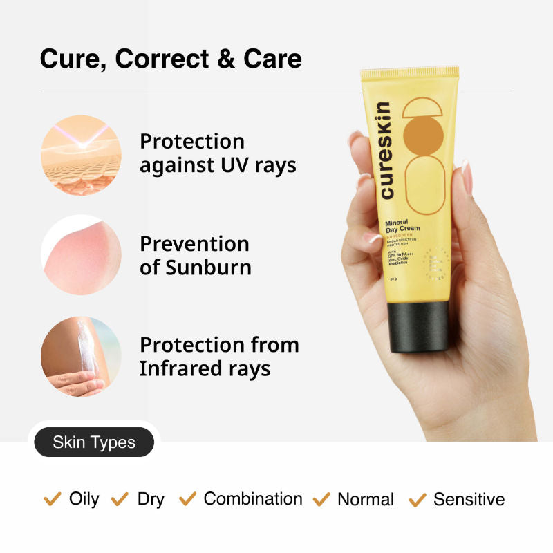 Mineral Sunscreen Day Cream Matte Finish SPF 30 PA+++ Broad Spectrum UVA, UVB & IR
