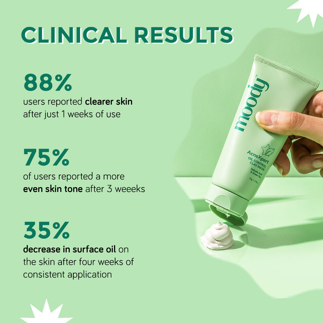 Acnexpert Oil Control Clay Mask With Salicylic Acid & Green Tea