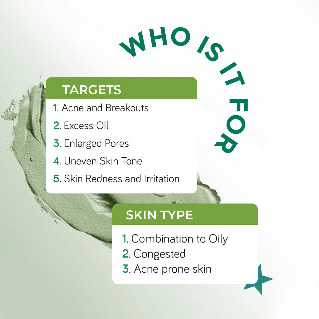 Acnexpert Oil Control Clay Mask With Salicylic Acid & Green Tea