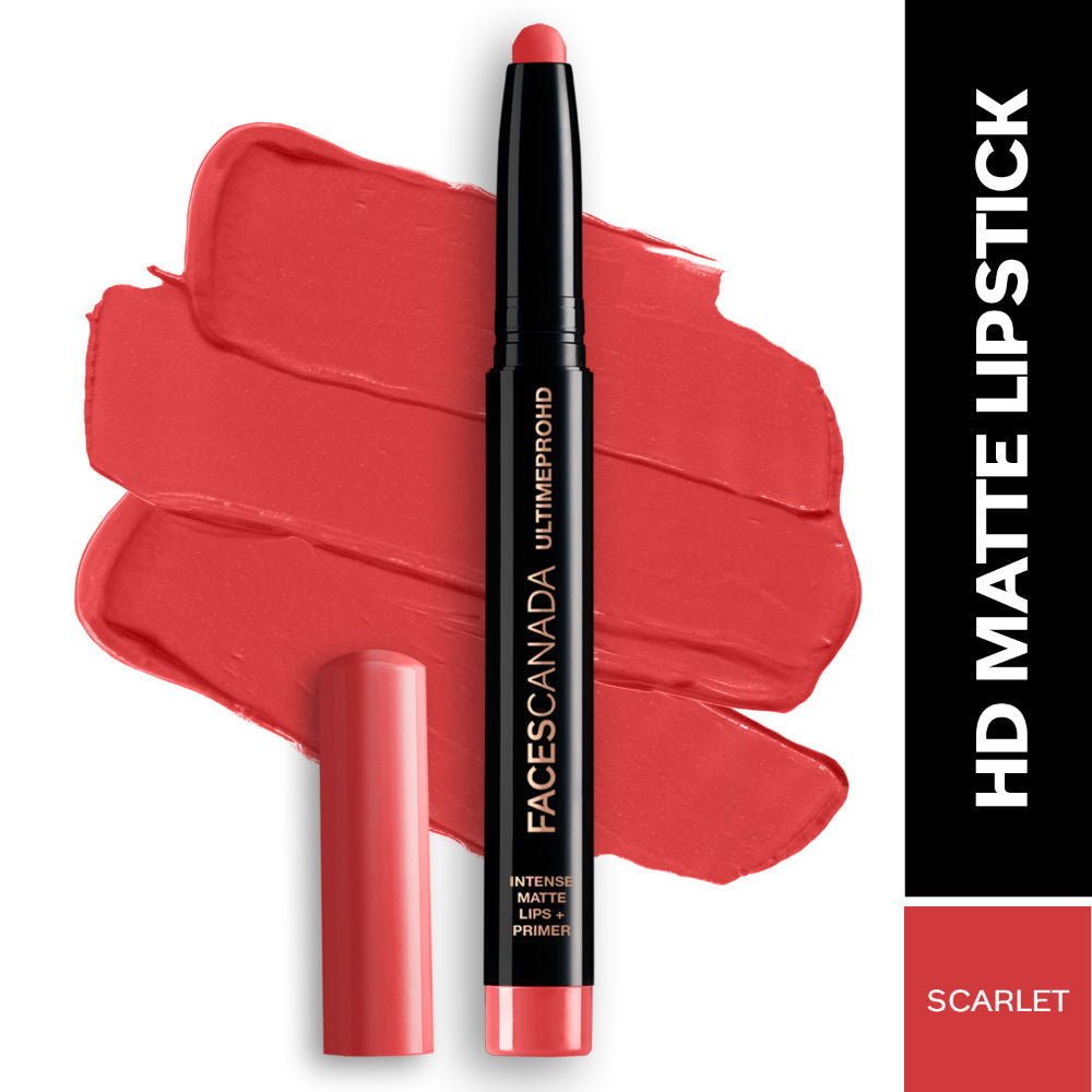 Ultime Pro HD Intense Matte Lips + Primer - Scarlet06
